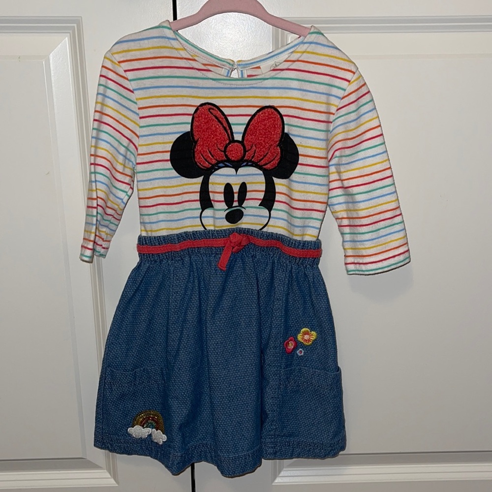 EUC Disney Minnie Mouse toddler dress